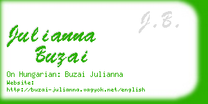 julianna buzai business card